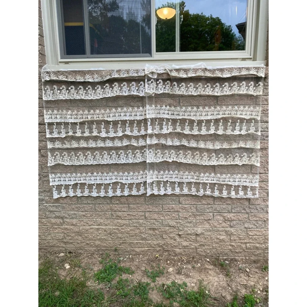 Vintage sheer ivory